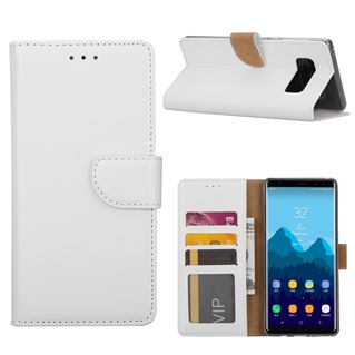 Book Case voor Samsung Galaxy Note 8 - Wit