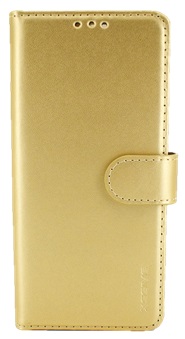 Premium Leer Leren Lederen Hoesje Book - Wallet Case Boek Hoesje voor Samsung Galaxy S8 Goud