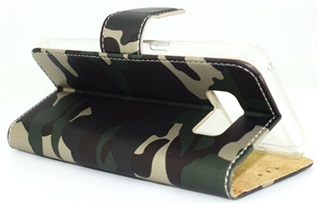 Hoesje voor Samsung Galaxy S8 G950 - Book Case - Camouflage Groen