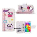 Hoesje voor Samsung Galaxy Core Prime G360 - Book Case Twee Uilen